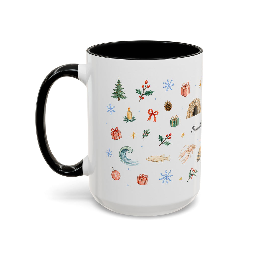 Mammoth Cave National Park Christmas Mug | Watercolor Travel Souvenir | Holiday Gift | Accent Ceramic Coffee Cup 11oz 15oz