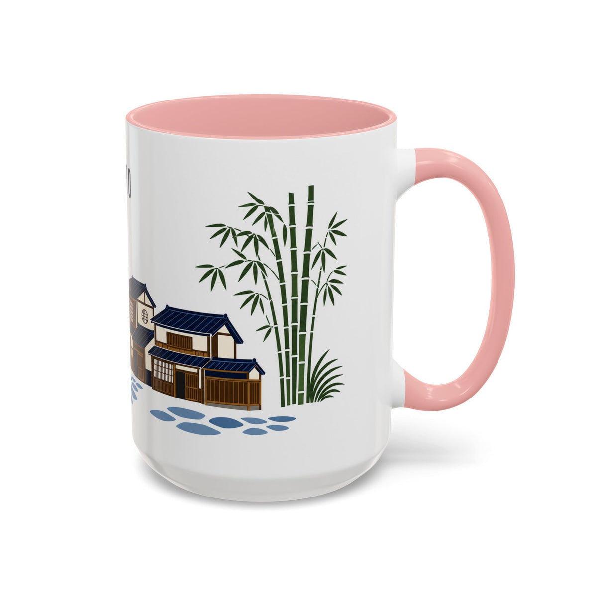 Kyoto Coffee Mug | Japan Travel Souvenir | Porcelain Decal City Gift | 11oz 15oz Accent Mug