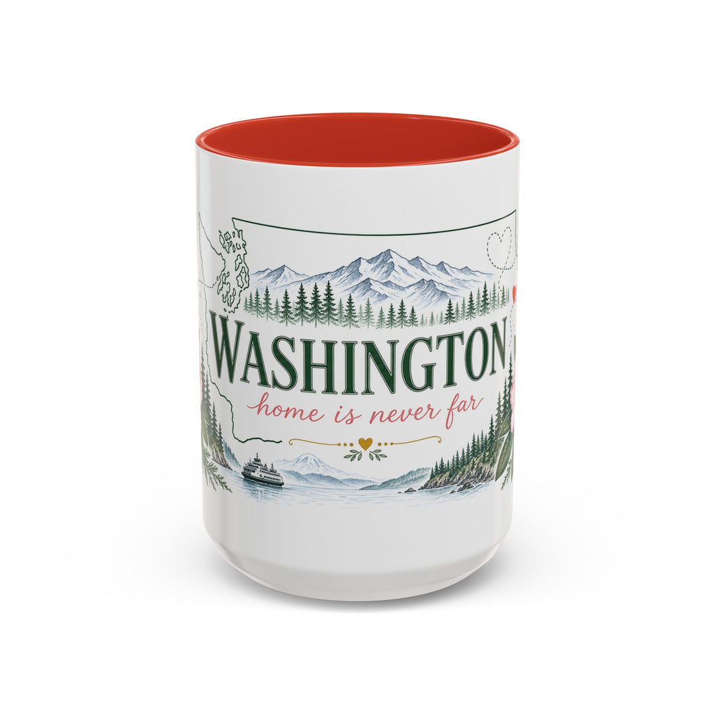 Washington State Map Mug | Moving Away, Homesick, Long Distance Friendship Gift