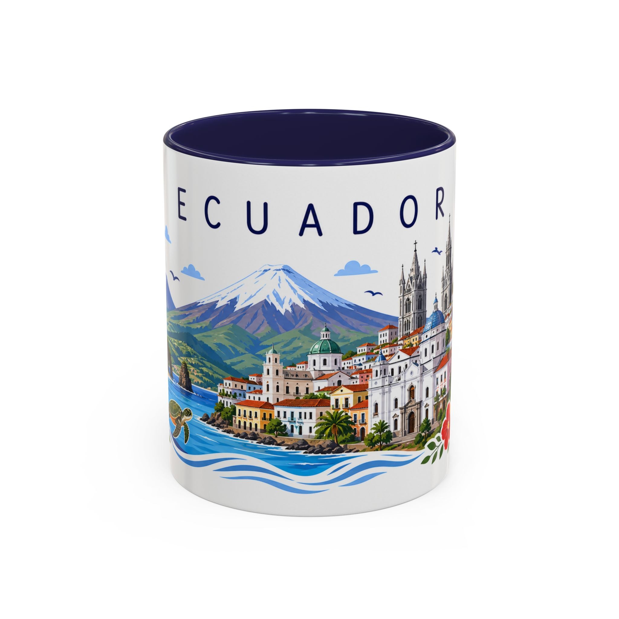 Ecuador Coffee Mug | Travel Souvenir Accent Mug | Place Gift Ceramic Cup 11oz 15oz