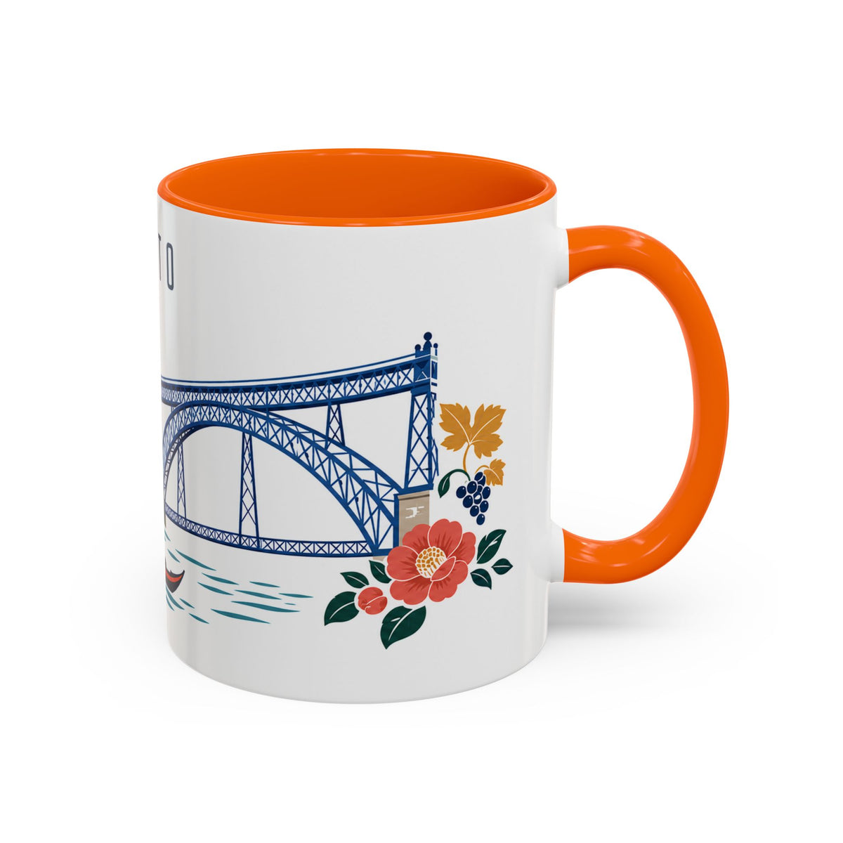 Porto Coffee Mug | Portugal Travel Souvenir | Porcelain Decal City Gift | 11oz 15oz Accent Mug