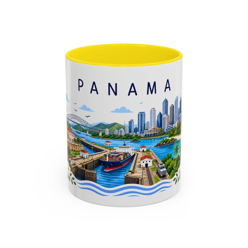 Panama Coffee Mug | Travel Souvenir Accent Mug | Place Gift Ceramic Cup 11oz 15oz