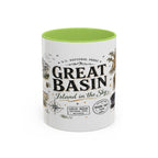 Great Basin National Park Coffee Mug | Nevada Desert Stargazing Hiking Gift | Accent Color Ceramic 11oz 15oz