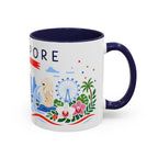 Singapore Coffee Mug | Travel Souvenir Accent Mug | Country Gift Ceramic Cup 11oz 15oz