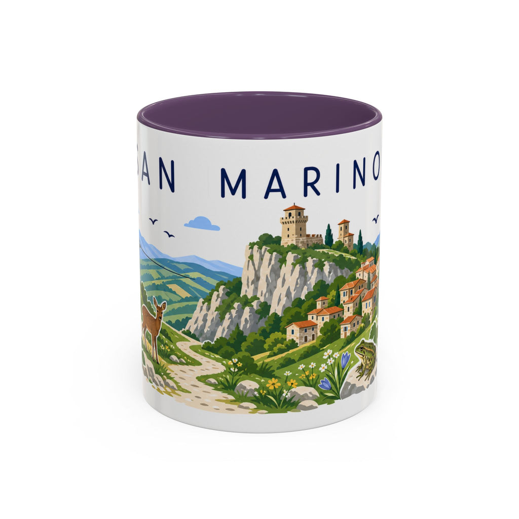 San Marino Coffee Mug | Travel Souvenir Accent Mug | Country Gift Ceramic Cup 11oz 15oz