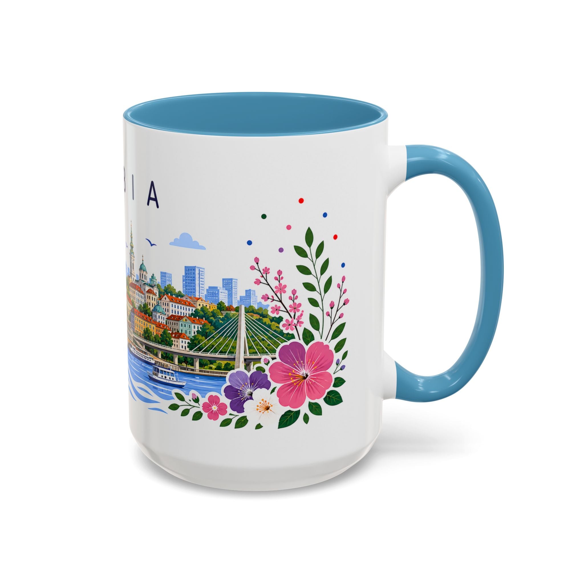 Serbia Coffee Mug | Travel Souvenir Accent Mug | Place Gift Ceramic Cup 11oz 15oz