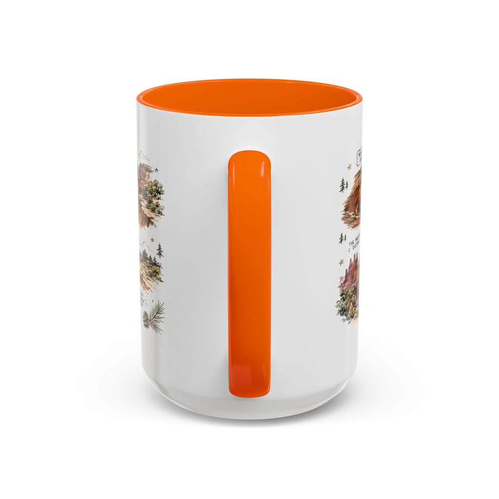 Canyonlands National Park Coffee Mug | Utah Red Rock Desert River Gift | Accent Color Ceramic 11oz 15oz
