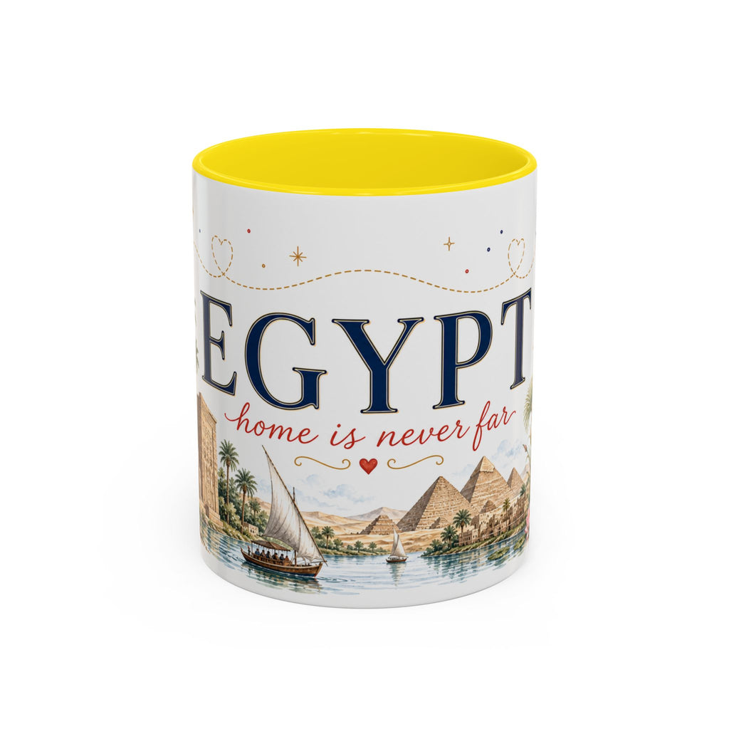 Egypt Home Country Mug | Moving Away Gift | Long Distance Friendship | 11 oz 15 oz Accent Mug