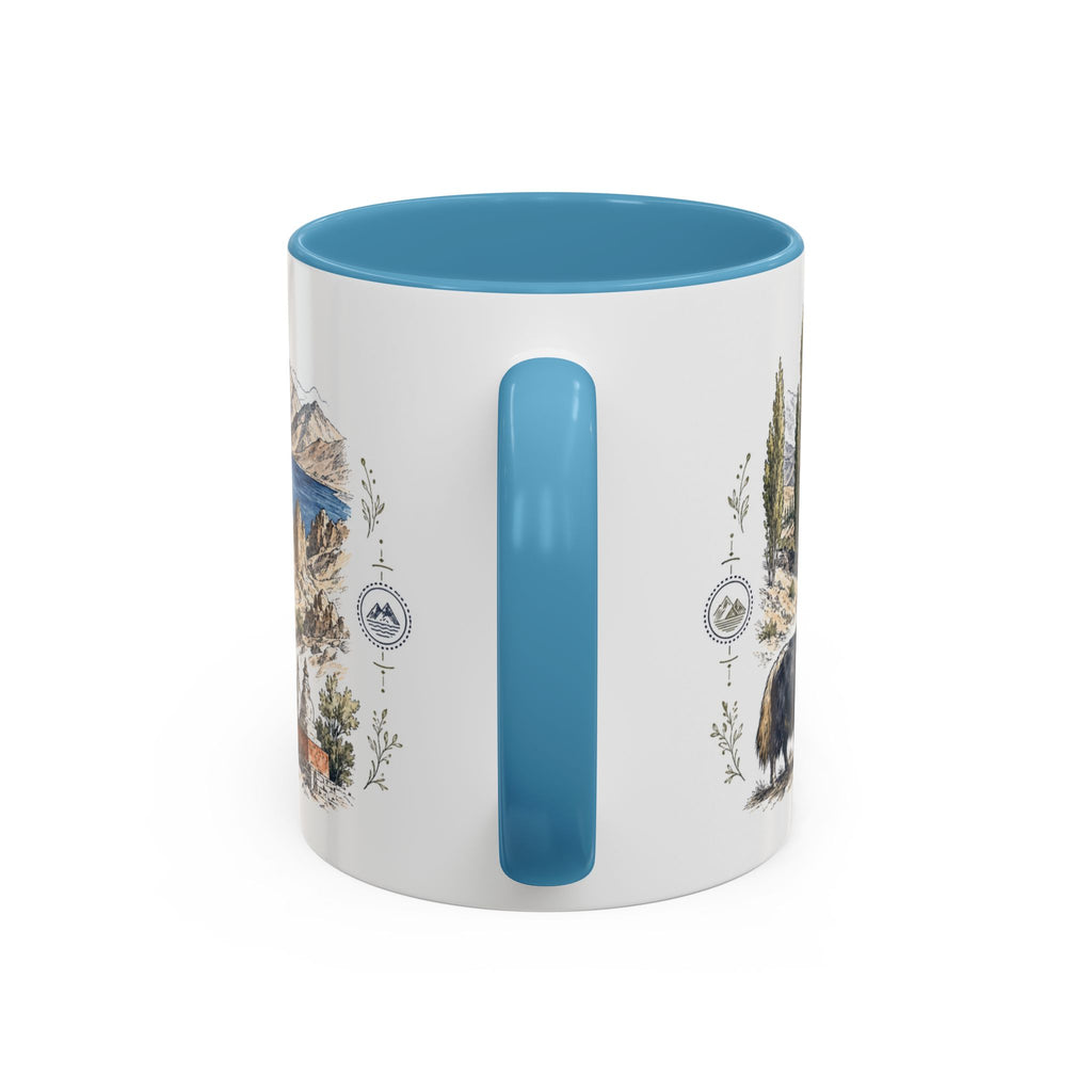 Ladakh Mug, India Travel Souvenir, Bucket List Gift, Accent Ceramic Coffee Mug 11oz 15oz