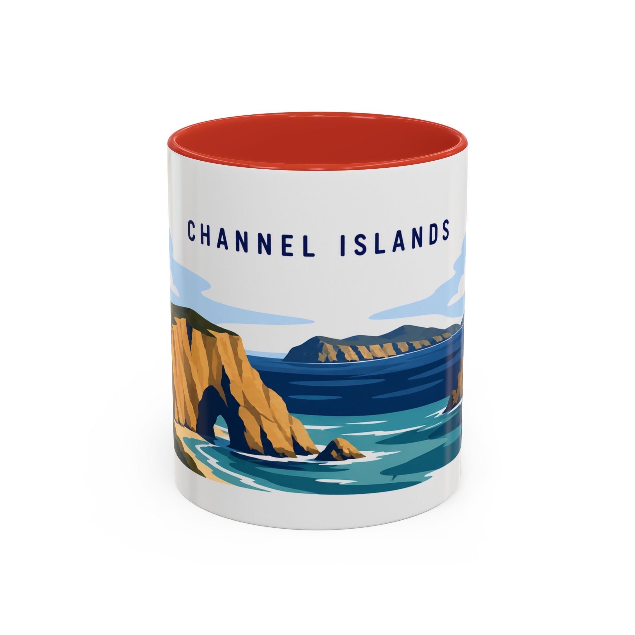 Channel Islands National Park Coffee Mug | Solid Color Block Park Souvenir | 11oz 15oz Accent Mug