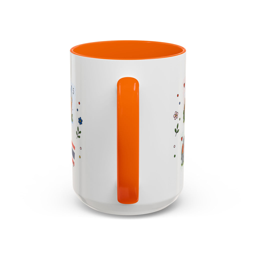 Bangkok Coffee Mug | Postage Stamp Collage Mug | Travel Souvenir Accent Cup 11oz 15oz