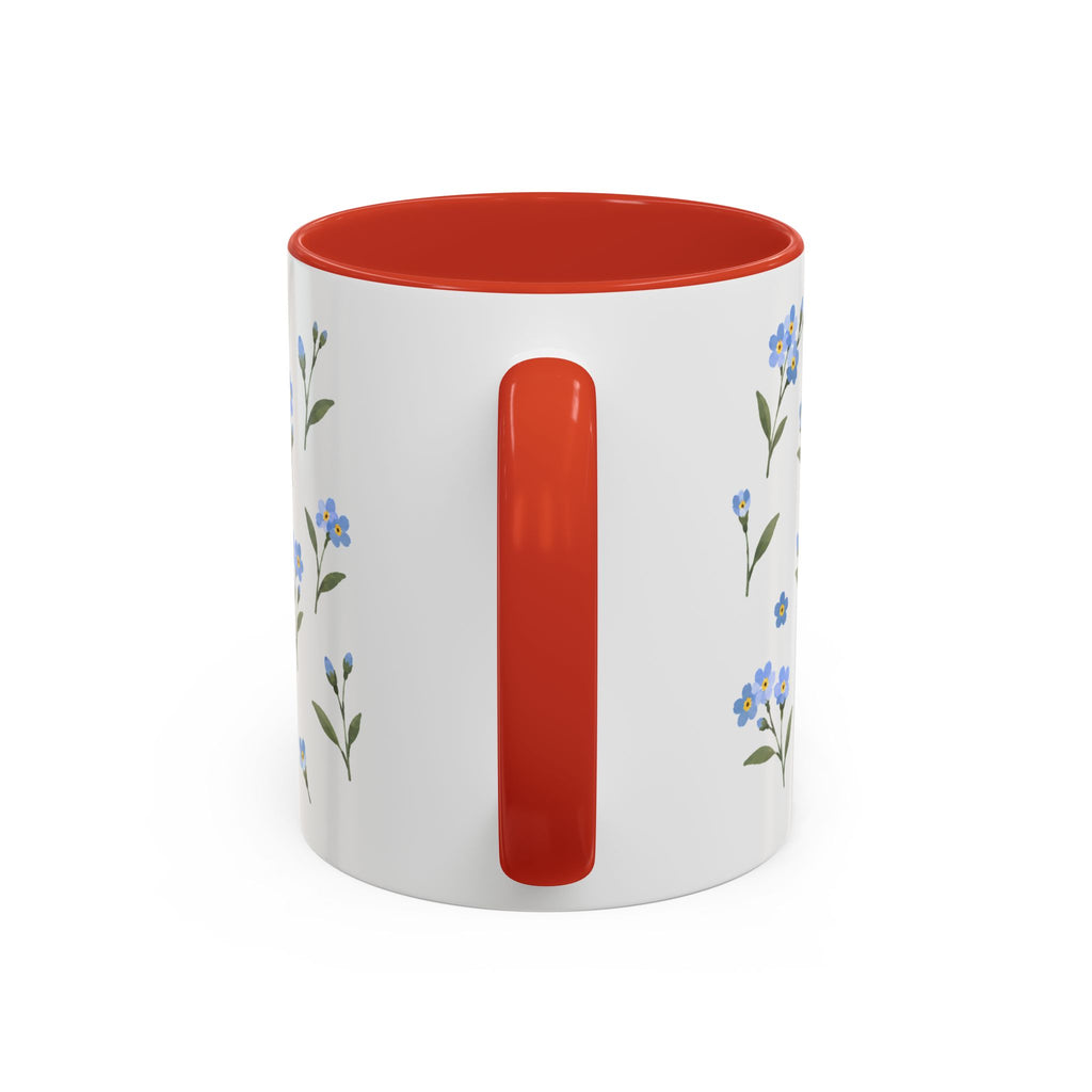 Alaska Forget-me-not Mug, State Flower Floral Coffee Cup, 11oz Botanical Gift