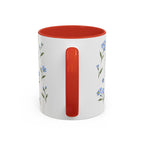Alaska Forget-me-not Mug, State Flower Floral Coffee Cup, 11oz Botanical Gift