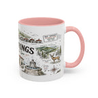 Hot Springs National Park Coffee Mug | Arkansas Thermal Spring Spa Gift | Accent Color Ceramic 11oz 15oz