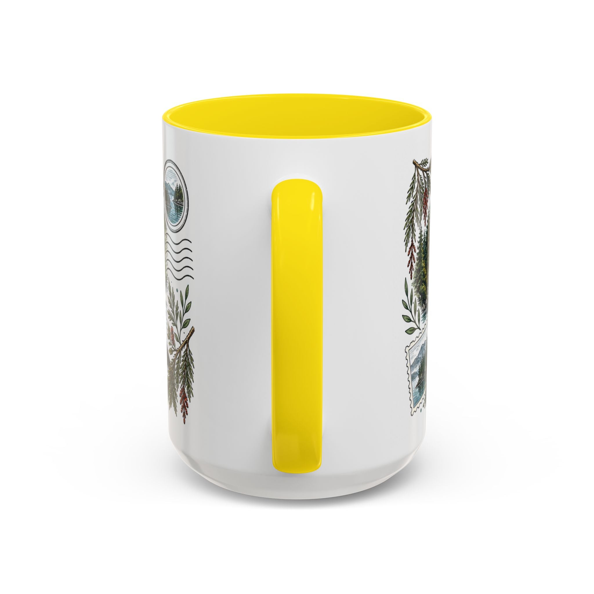 Queen Charlotte Sound Coffee Mug | Travel Destination Souvenir Gift | Accent Color Ceramic 11oz 15oz
