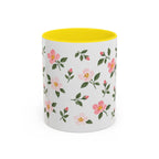 Iowa Wild Rose Mug, State Flower Floral Coffee Cup, 11oz Botanical Gift