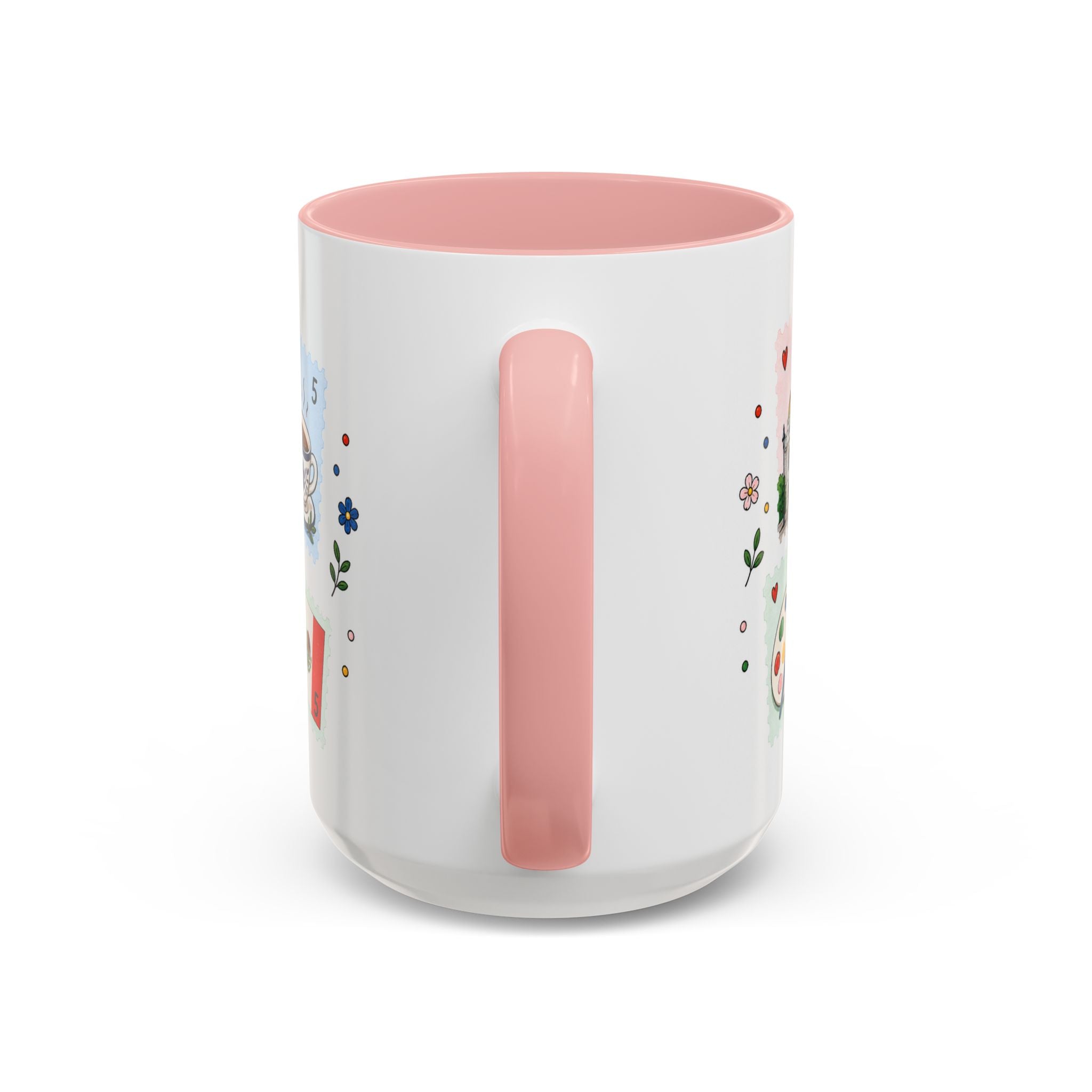 Mexico City Coffee Mug | Postage Stamp Collage Mug | Travel Souvenir Accent Cup 11oz 15oz