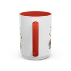 Cesky Krumlov Illustrated Travel Mug | Czechia Souvenir Accent Coffee Mug | 11oz 15oz Ceramic Cup