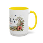 Angola Home Country Mug | Moving Away Gift | Long Distance Friendship | 11 oz 15 oz Accent Mug