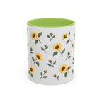 Kansas Sunflower Mug, State Flower Floral Coffee Cup, 11oz Botanical Gift