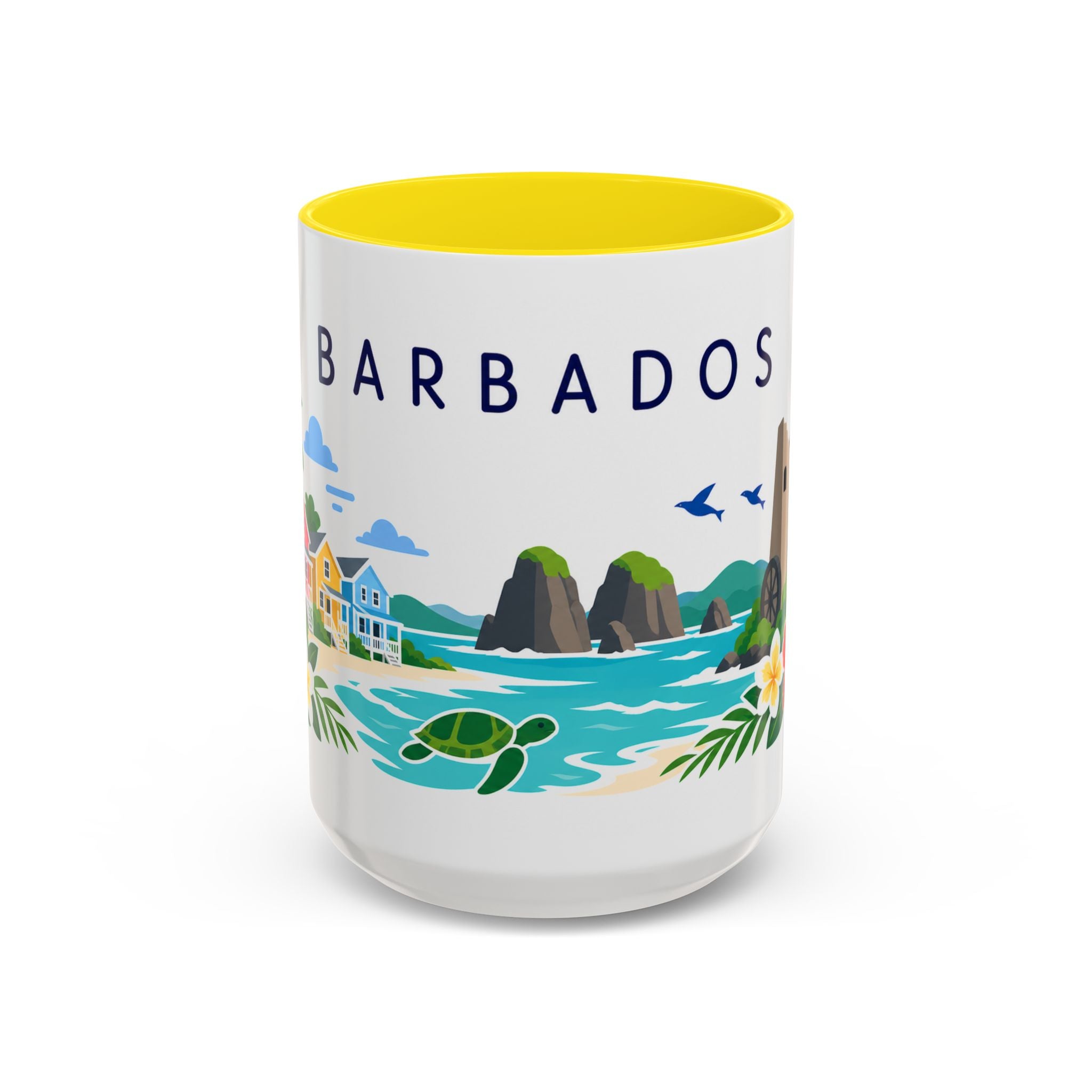 Barbados Coffee Mug | Travel Souvenir Accent Mug | Country Gift Ceramic Cup 11oz 15oz