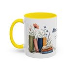 Personalized Reading Teacher Mug | Custom Name Book Lover Coffee Cup | Teacher Appreciation Gift