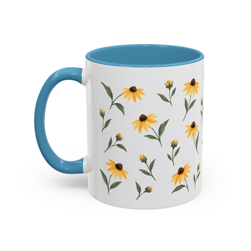 Maryland Black-eyed Susan Mug, State Flower Floral Coffee Cup, 11oz Botanical Gift
