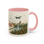 Orlando Coffee Mug | United States Travel Souvenir | Vintage Illustrated City Gift | 11 oz 15 oz Accent Mug
