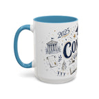 Congrats Graduate Coffee Mug | Class of 2026 Graduation Gift | Accent Color Ceramic 11oz 15oz