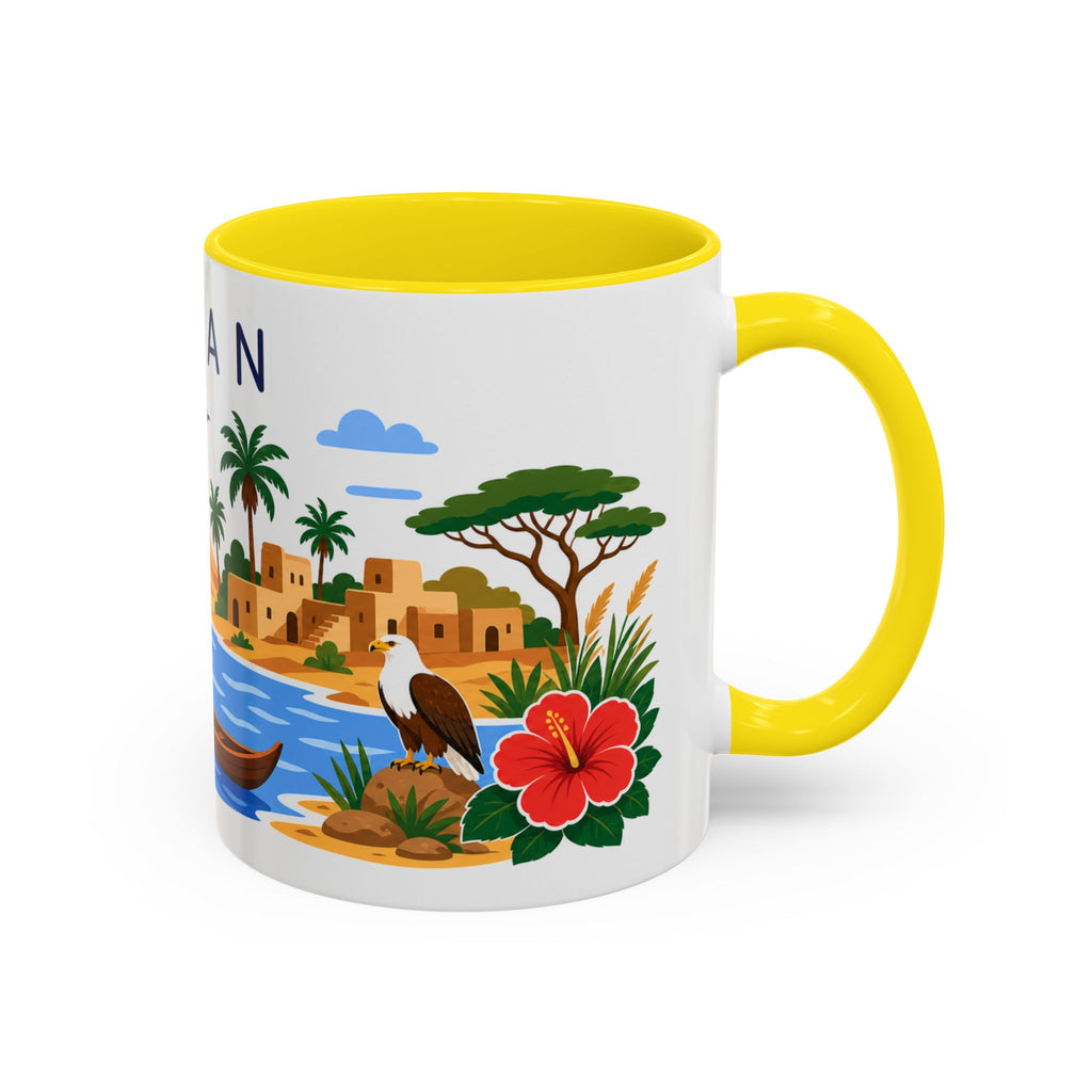 Sudan Home Country Mug | Moving Away Gift | Long Distance Friendship | 11 oz 15 oz Accent Mug
