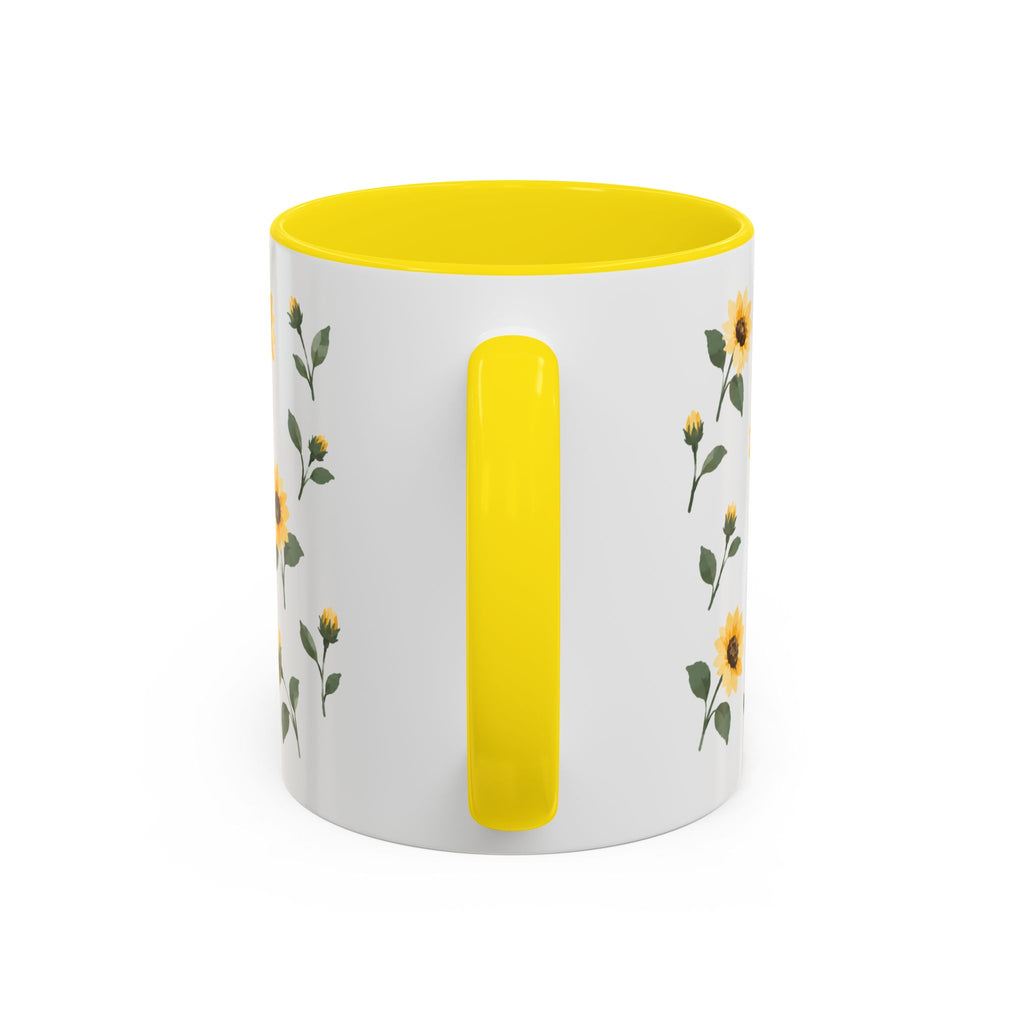 Kansas Sunflower Mug, State Flower Floral Coffee Cup, 11oz Botanical Gift