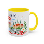 Denmark Coffee Mug | Travel Souvenir Accent Mug | Country Gift Ceramic Cup 11oz 15oz