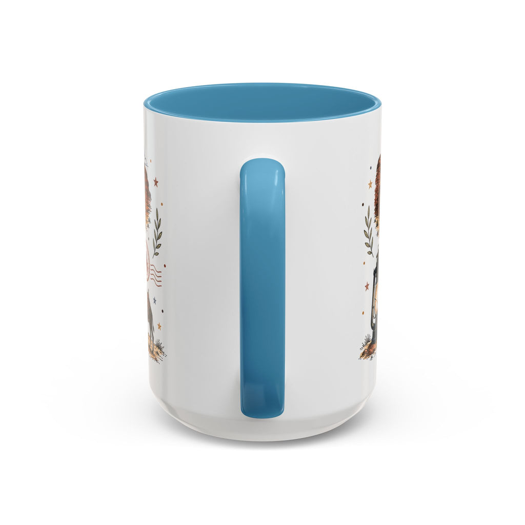 Wadi Rum Coffee Mug | Travel Destination Souvenir Gift | Accent Color Ceramic 11oz 15oz