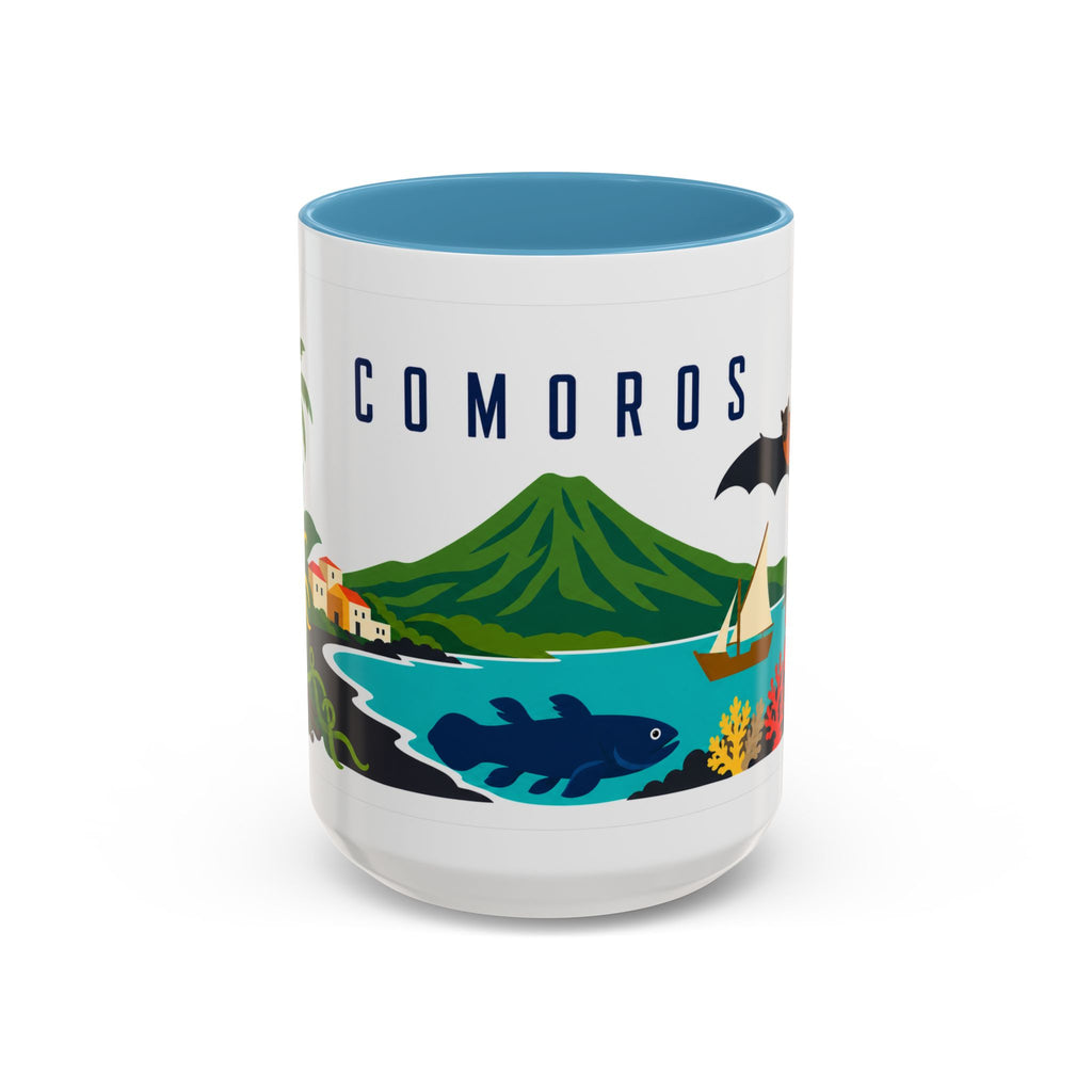 Comoros Coffee Mug | Travel Souvenir Accent Mug | Country Gift Ceramic Cup 11oz 15oz