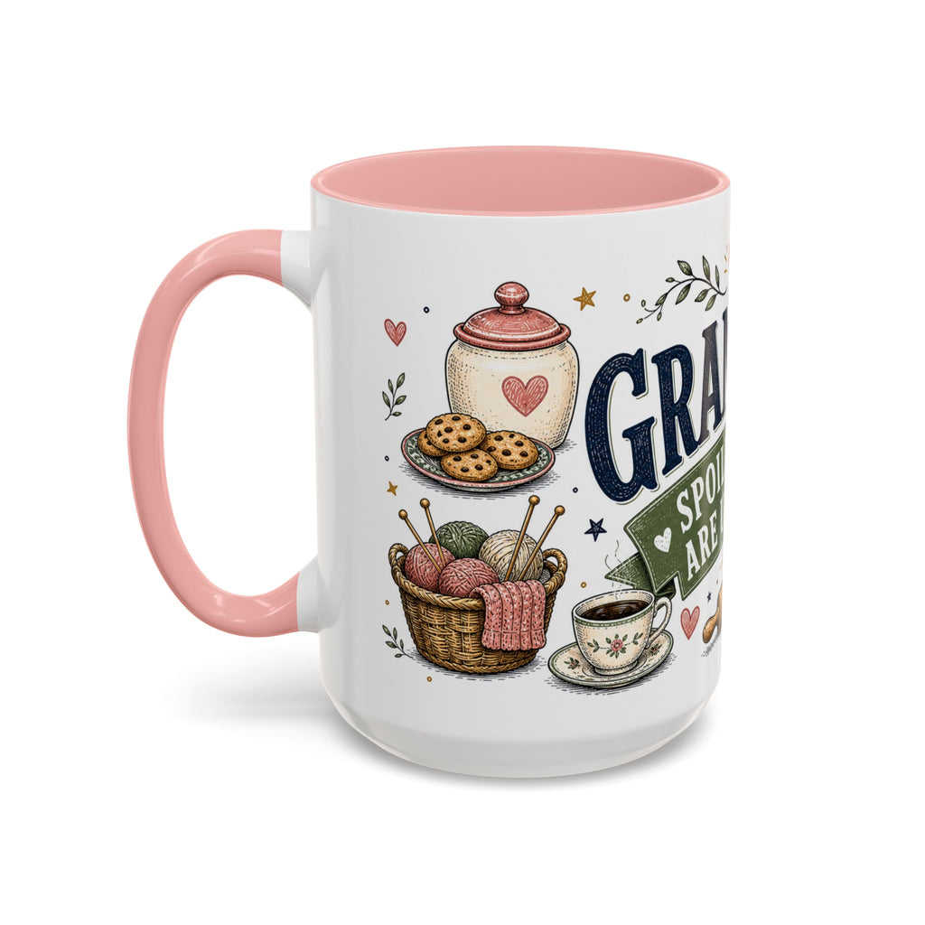 Grandma's Spoiling Skills Are Unmatched Coffee Mug | Funny Gift From Grandkids | Accent Ceramic 11oz 15oz