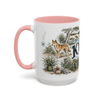 K'gari Mug, Australia Travel Souvenir, Bucket List Gift, Accent Ceramic Coffee Mug 11oz 15oz