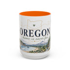 Oregon State Mug | Moving Away, Long Distance Friendship Gift | 11oz 15oz Accent Mug