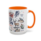 Grand Canyon National Park Coffee Mug | Hiking Camping Nature Gift | Accent Color Ceramic 11oz 15oz