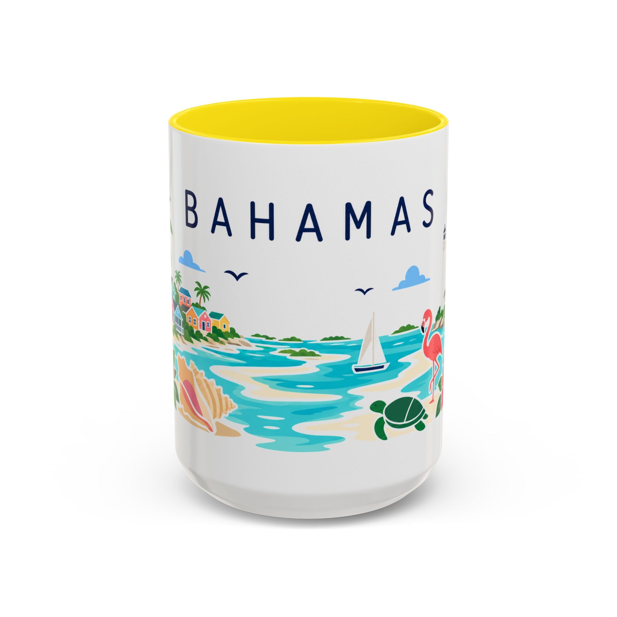 Bahamas Coffee Mug | Travel Souvenir Accent Mug | Country Gift Ceramic Cup 11oz 15oz