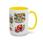 Granada Illustrated Travel Mug | City Souvenir Accent Coffee Mug | 11oz 15oz Ceramic Cup