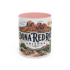 Sedona Red Rocks Mug, Arizona Travel Souvenir, Bucket List Gift, Accent Ceramic Coffee Mug 11oz 15oz