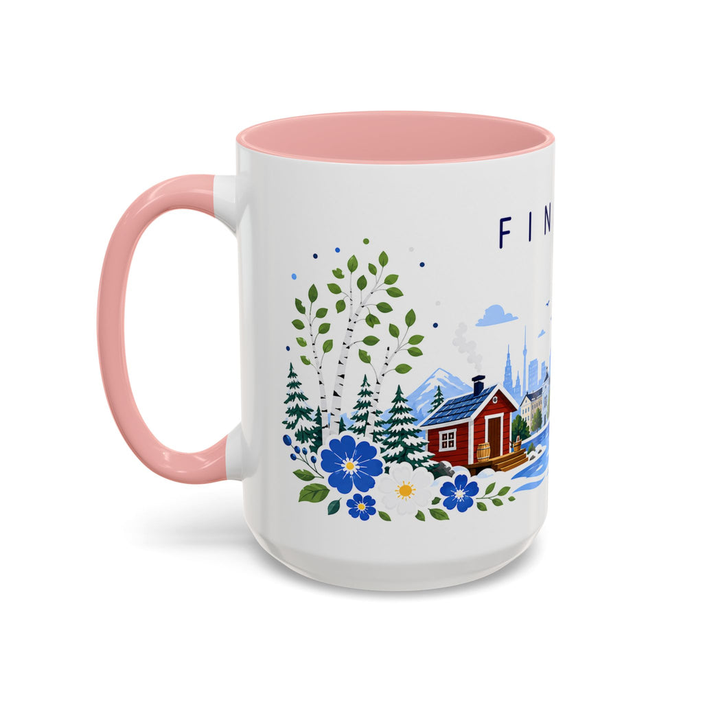 Finland Coffee Mug | Travel Souvenir Accent Mug | Place Gift Ceramic Cup 11oz 15oz