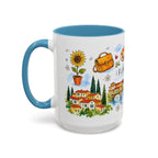 Florence Travel Mug | European City Souvenir Accent Coffee Mug | 11oz 15oz Ceramic Cup
