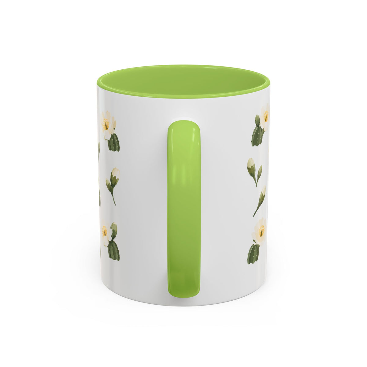 Arizona Saguaro cactus blossom Mug, State Flower Floral Coffee Cup, 11oz Botanical Gift