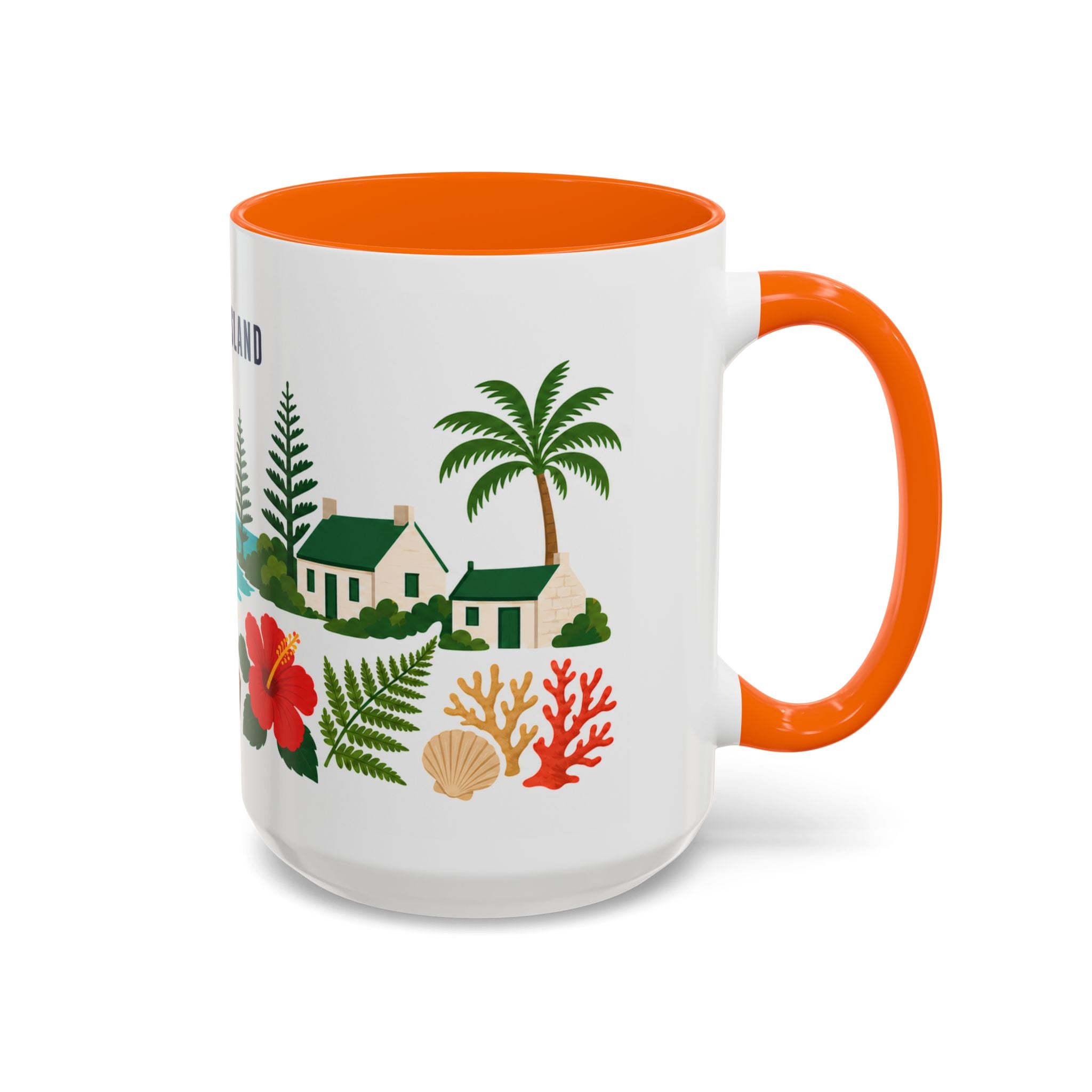 Norfolk Island Coffee Mug | Travel Souvenir Accent Mug | Country Gift Ceramic Cup 11oz 15oz