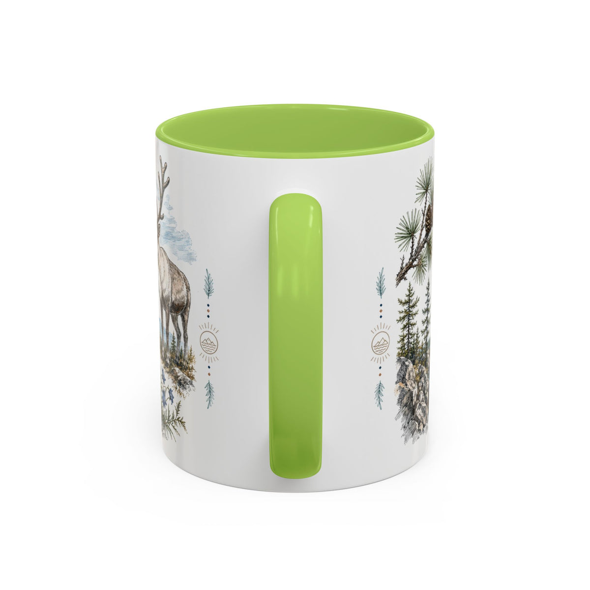 Khuvsgul Lake Mug, Mongolia Travel Souvenir, Bucket List Gift, Accent Ceramic Coffee Mug 11oz 15oz