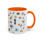 Lisbon Christmas Mug | Watercolor City Souvenir | Ceramic Coffee Cup 11oz 15oz