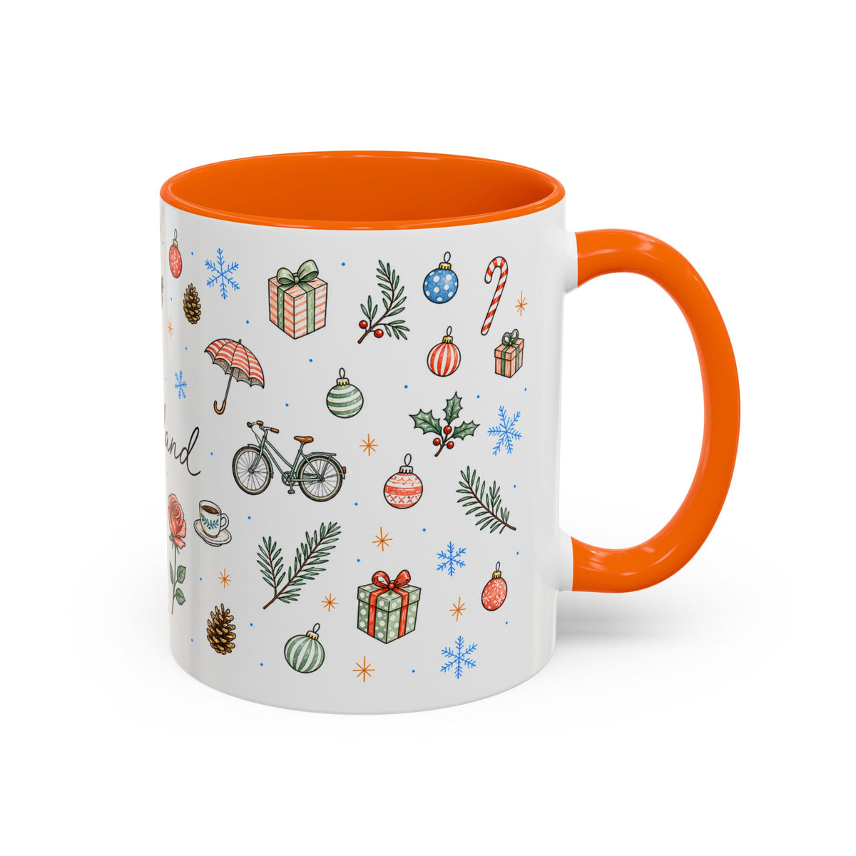Portland Christmas Watercolor Mug | City Souvenir Coffee Cup (11oz 15oz)