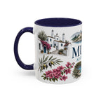 Mugla Coffee Mug | Turkey Travel Souvenir | Vintage Illustrated City Gift | 11 oz 15 oz Accent Mug