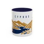 Cyprus Coffee Mug | Travel Souvenir Accent Mug | Country Gift Ceramic Cup 11oz 15oz
